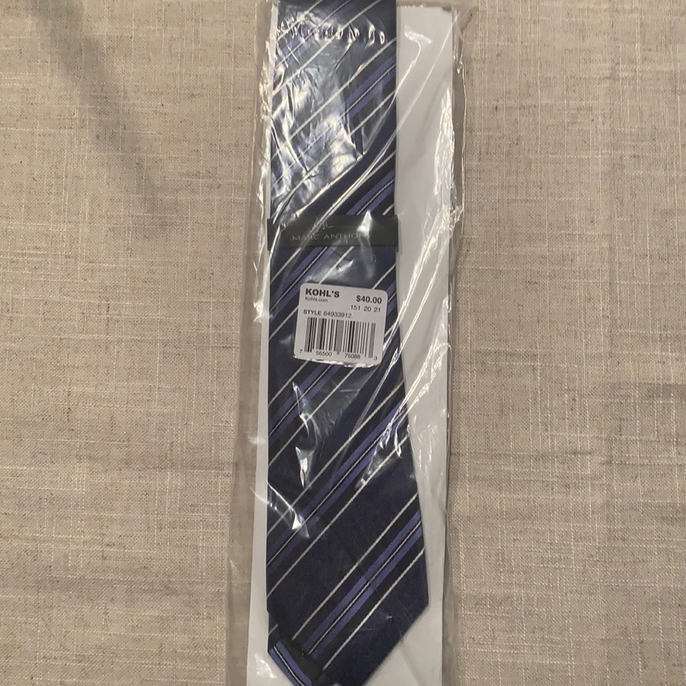 Men’s tie striped blue
